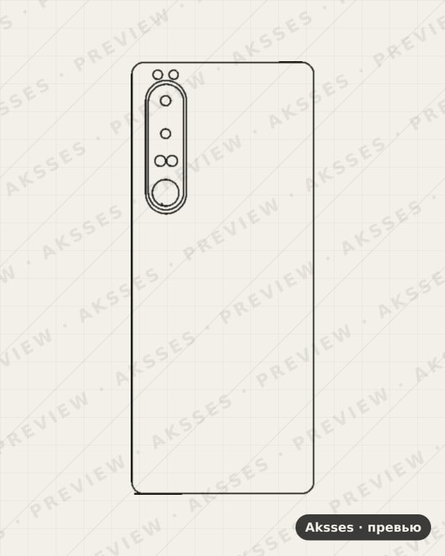 Лекало для Sony Xperia 10 III Lite, Back