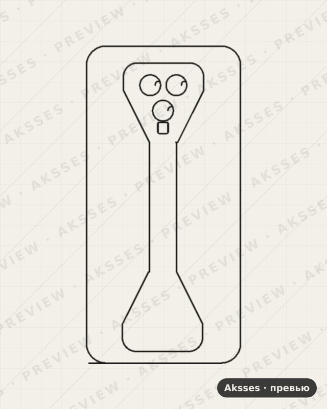 Лекало для Blackview BL5000 5G, Back
