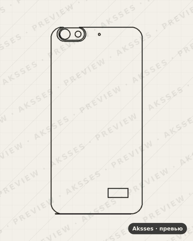 Лекало 4A, 4C,400 4c для Honor 4c, Back