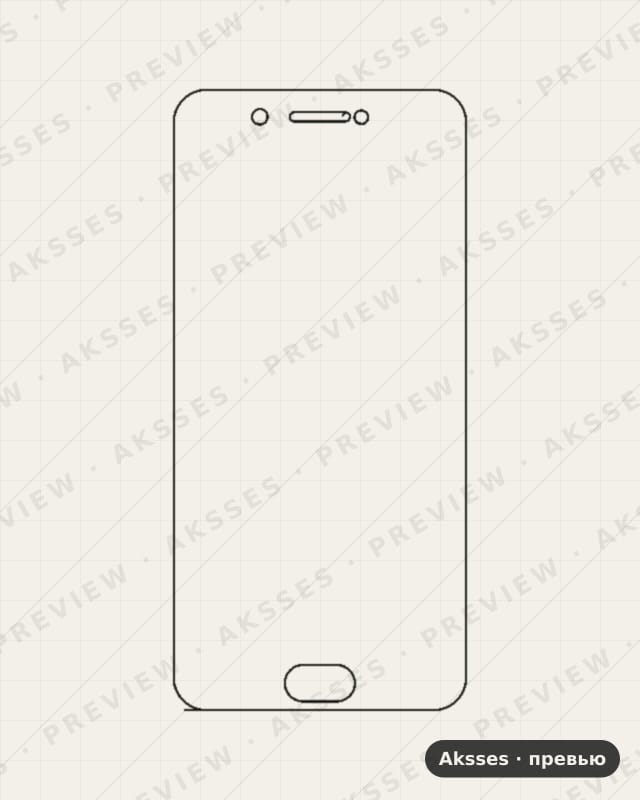 Лекало для Yotaphone 3, Front Full, Matte