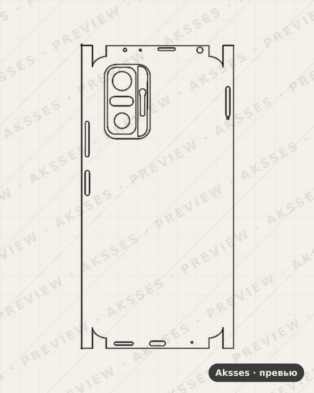 Лекало Redmi Note 10 Pro для - SERIES Note 10 pro, All Inclusive