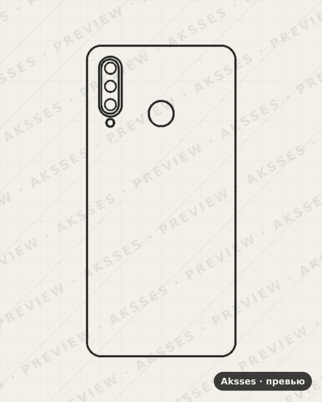 Лекало 20, 20E, 20S, 20i,200 20S для Honor 20S, Back, Global