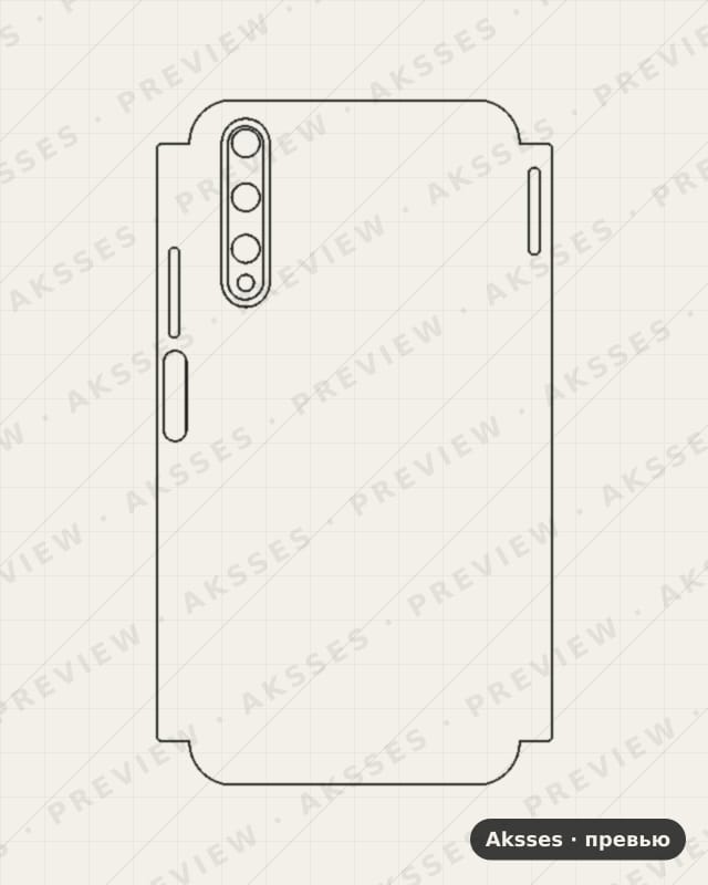 Лекало 20, 20E, 20S, 20i,200 20S для Honor 20S, China, Half Cover