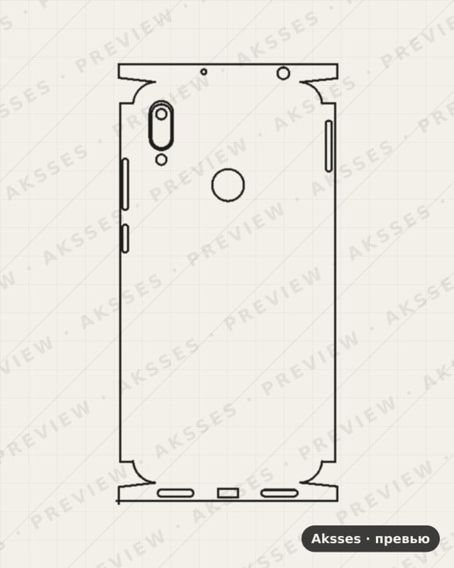 Лекало Y3, Y5, Y6, Y7, Y8, Y9, Y MAX Y6 для Huawei Y6 (2019), All Inclusive