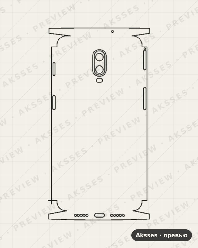 Лекало 1,2,3,5,6,7,8,9,10-ser.One Plus 6T для OnePlus 6T, All Inclusive