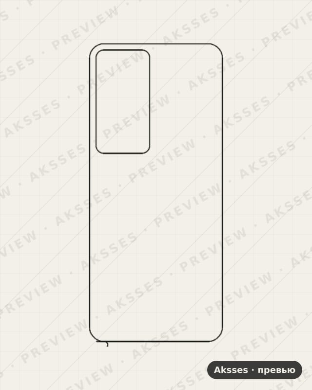 Лекало для Camon-ser. TECNO Camon 18 Premier, Back