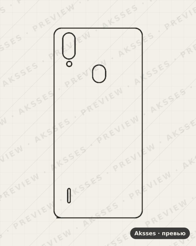 Лекало для Casper Via G4, Back