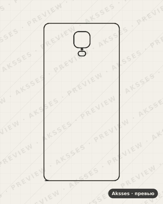 Лекало для Casper Via A1 Plus, Back