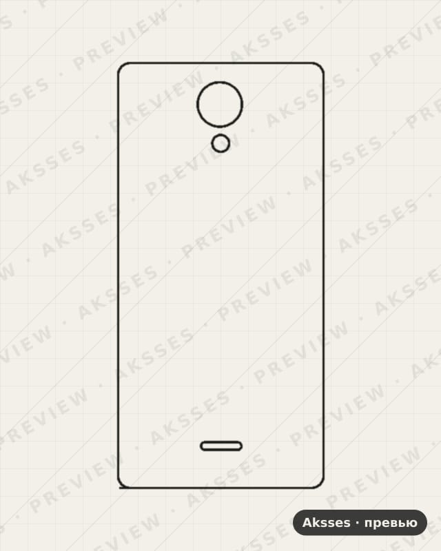Лекало Via E1 3.0 для Casper Via E1, Back