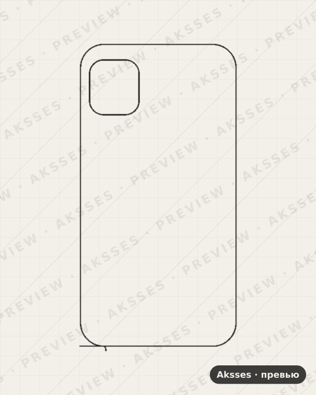 Лекало для BQ 5060L Basic, Back