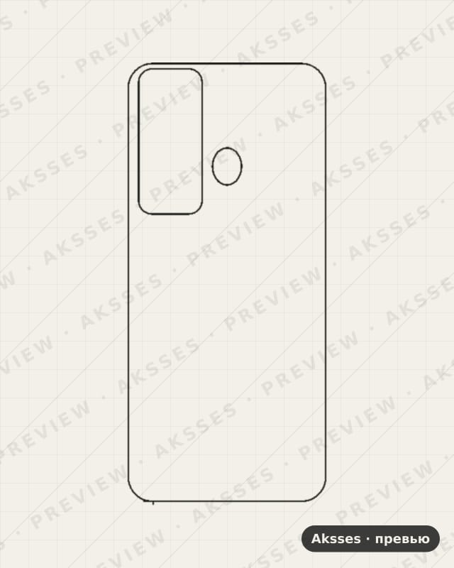 Лекало для Tecno Pova Neo, Back
