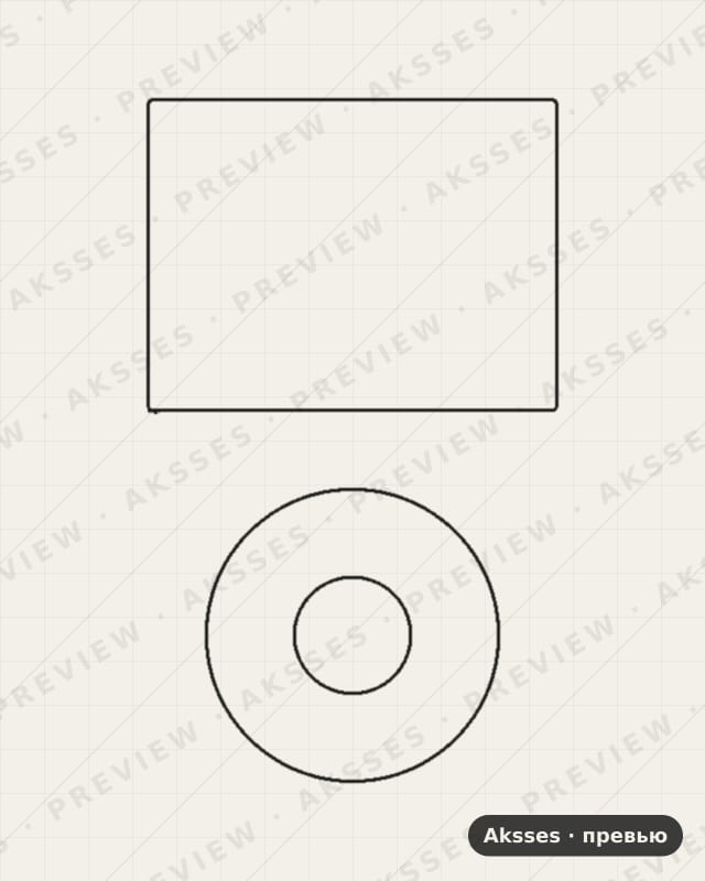 Лекало для iPod classic, Front Full
