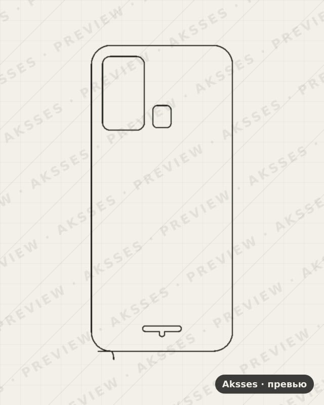 Лекало для BQ 6630L Magic L, Back