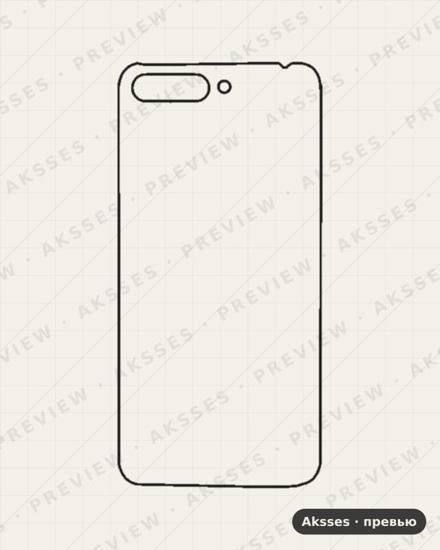 Лекало для Honor Play 7A, Back