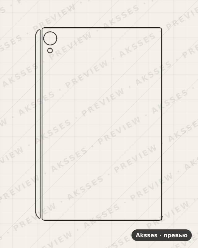 Лекало для Dexp K51 10.1, Back