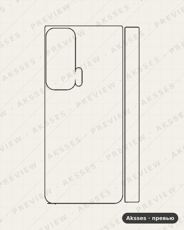 Лекало для Honor Magic V, Back