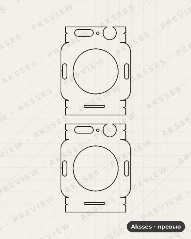Лекало Watch Series 7 45mm для Apple Watch Series 7, All Inclusive