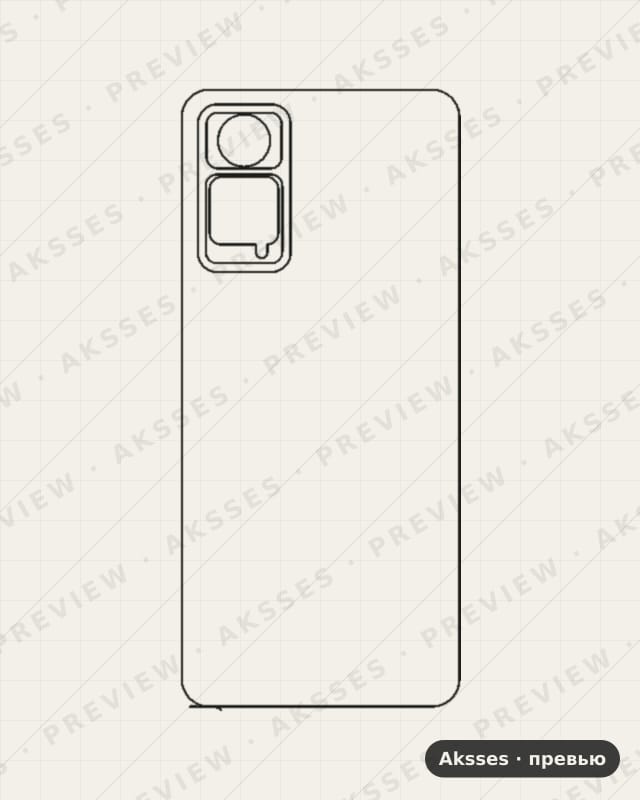 Лекало для - SERIES Note 11 Pro, Back, Clear