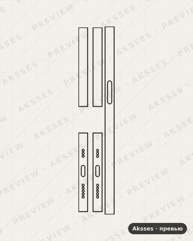 Лекало для iPhone 13, Side Part