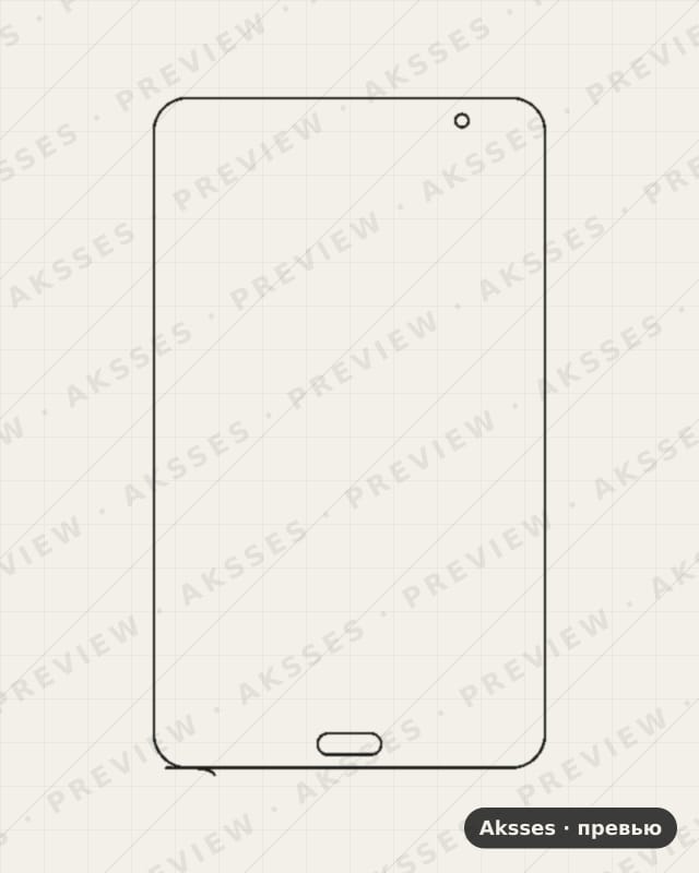 Лекало для Reeder M8go 2020, Front Full, Matte