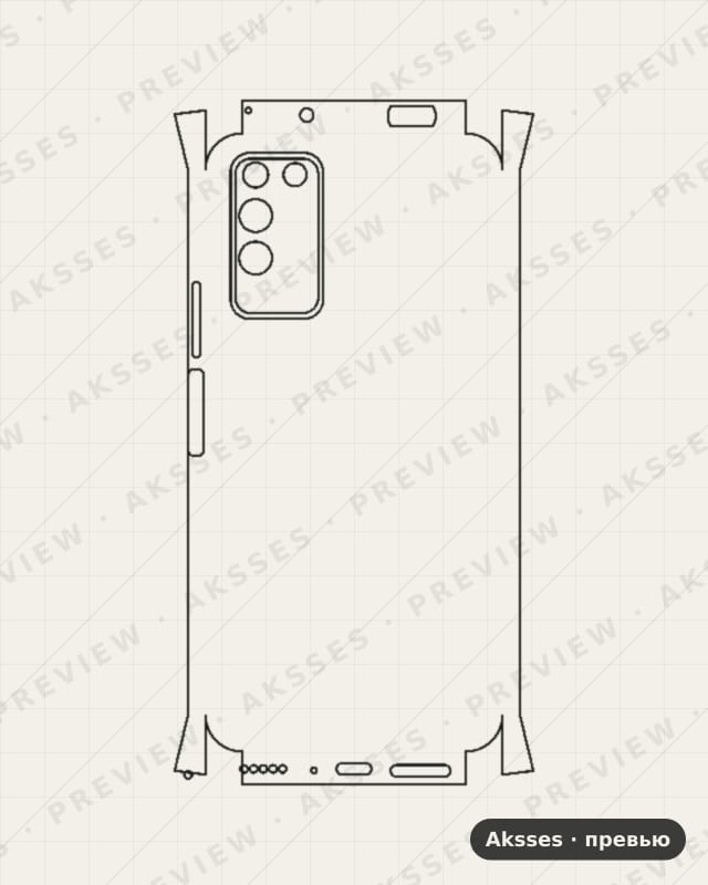 Лекало X10, X20, X30, X7, X8, X9 X10 для Honor X10, All Inclusive