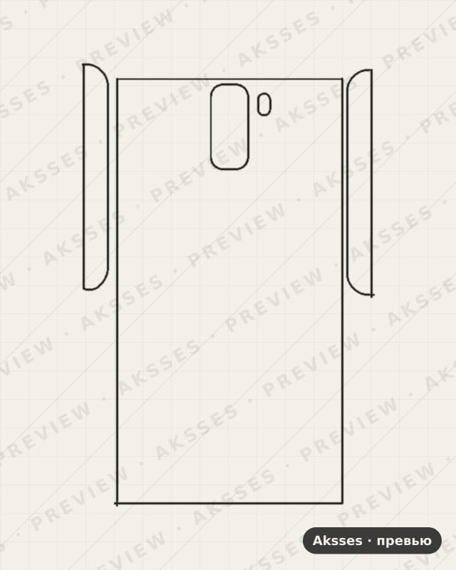 Лекало для BQ 6010G Practic, Back