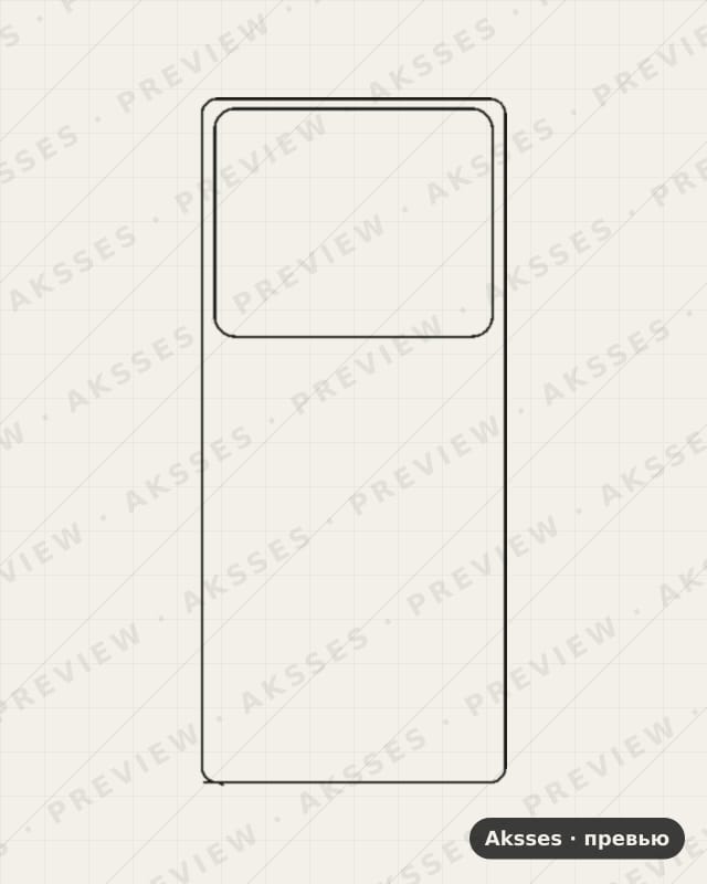 Лекало для Nubia Z40 Pro, Back