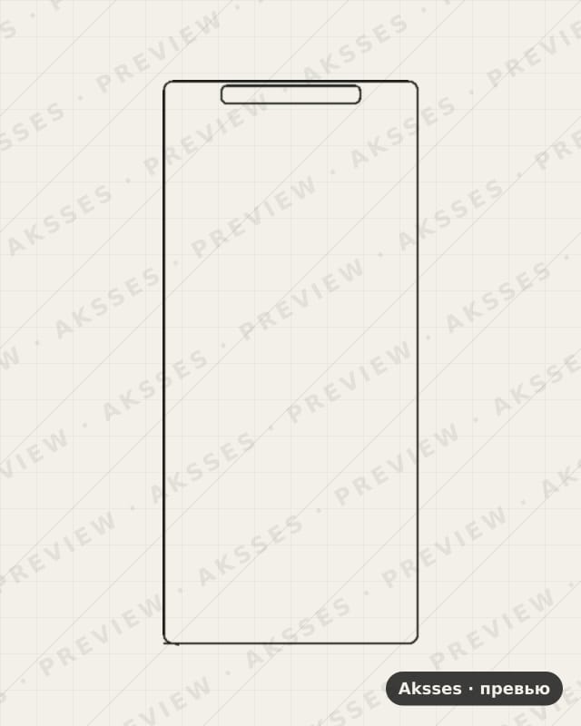 Лекало для HTC Windows Phone 8X, Front Shell