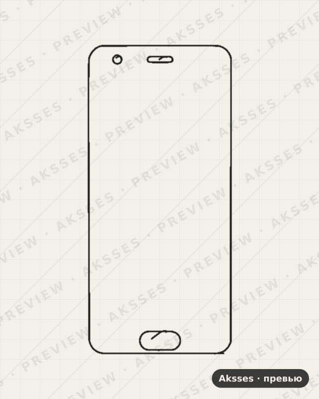 Лекало для Honor 9, Front Shell, Matte