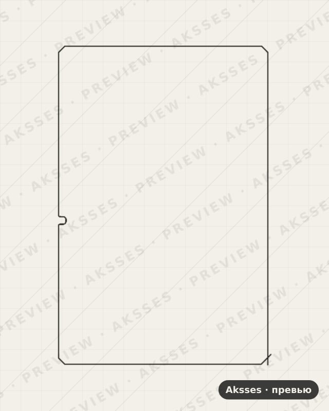 Лекало для BQ 1083G Armor PRO PLUS, Front Full, Matte