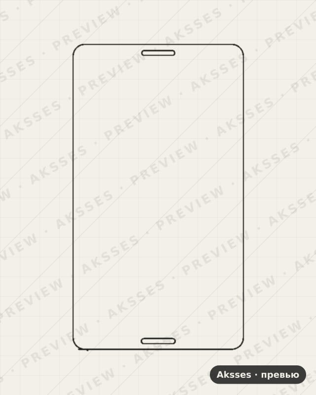 Лекало для PocketBook SURFpad 4 S, Front Shell