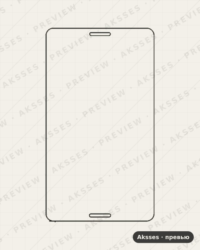 Лекало для PocketBook SURFpad 4 S, Front Full