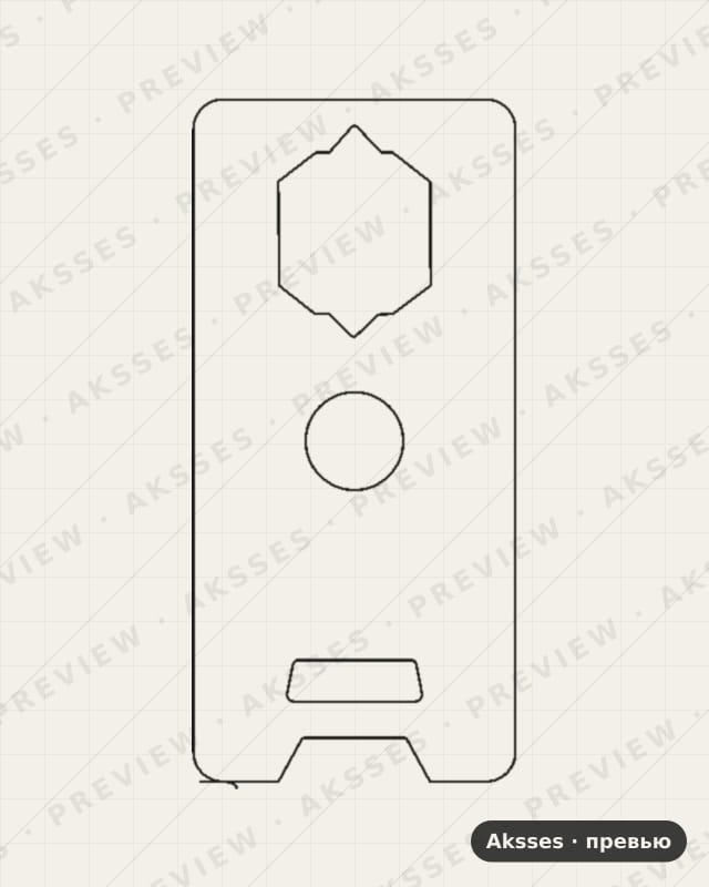 Лекало для Blackview BV6600, Back