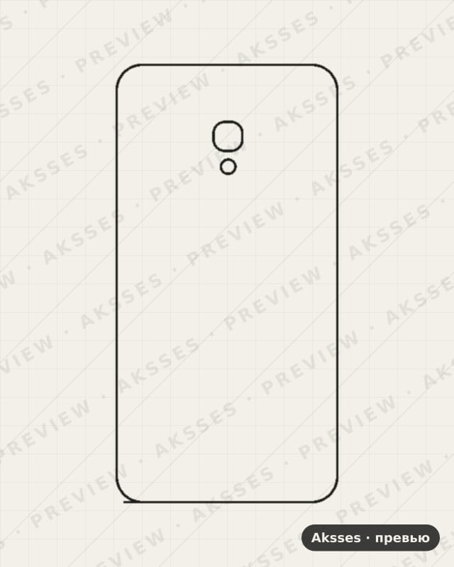 Лекало pixi 4 5.0 для Alcatel Pixi 4, Back Cover