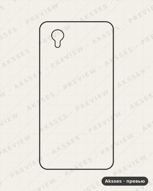 Лекало для Alcatel 1, Back