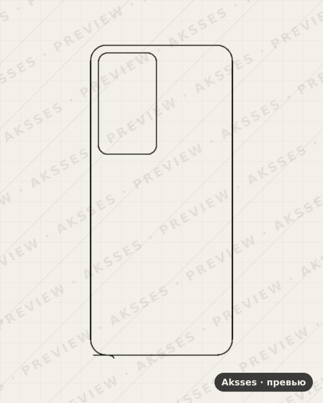 Лекало K40-SERIES K40S для Redmi K40S, Back
