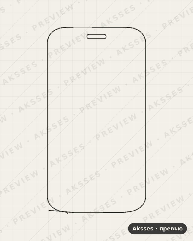 Лекало для Explay A500, Front Full