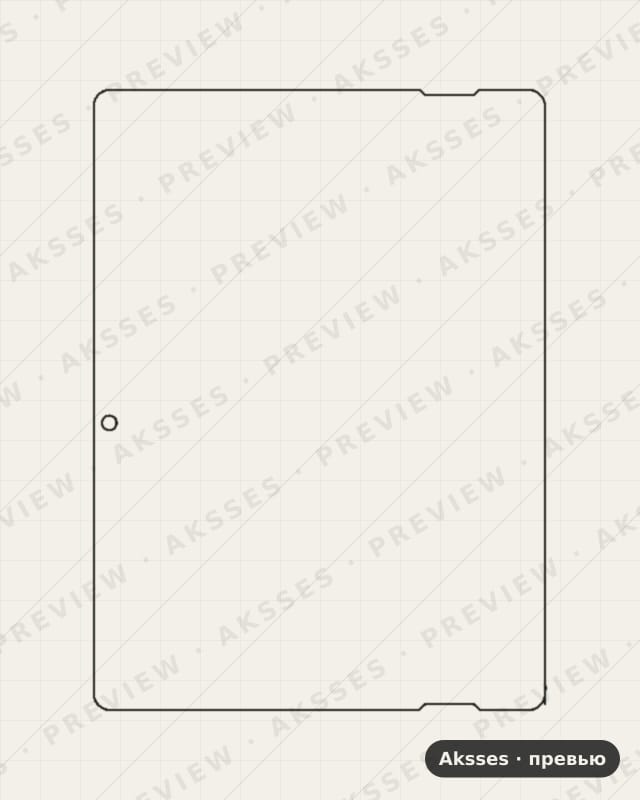 Лекало для Teclast X6 Pro, Front Shell, Matte