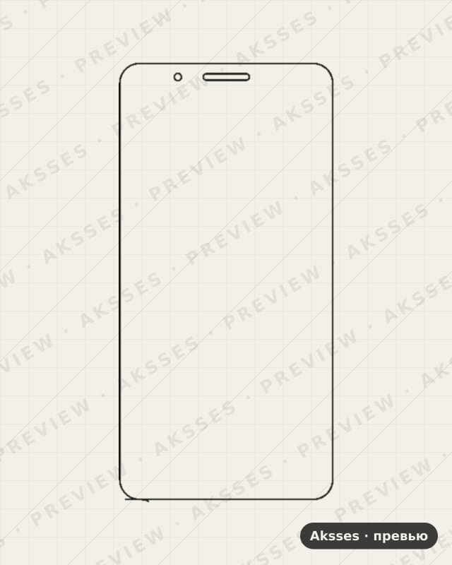 Лекало для Huawei ShotX, Front Full, Matte
