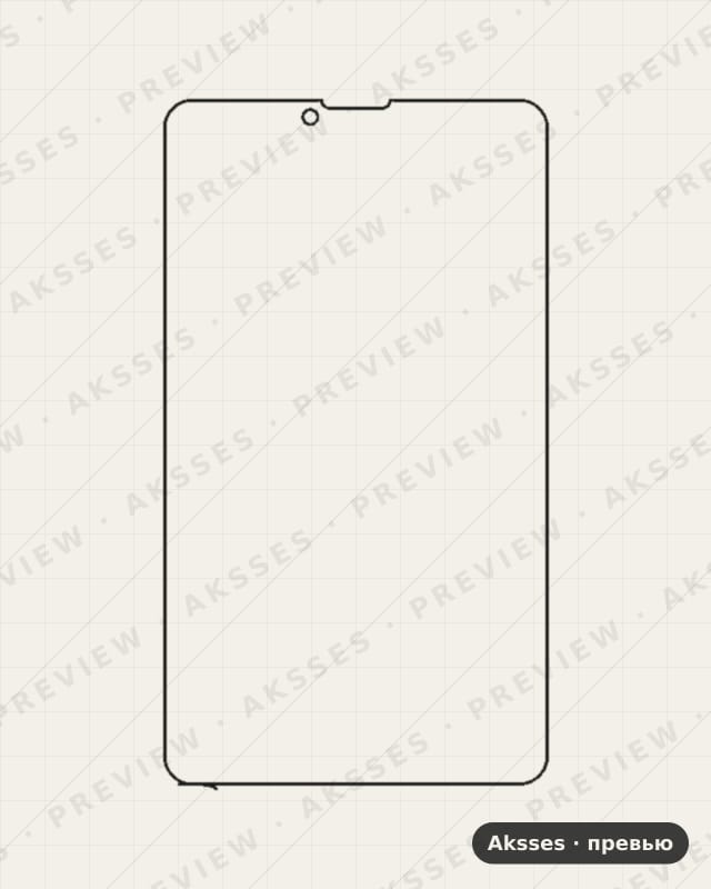 Лекало для Digma Optima E7.1 3G, Front Shell, Matte