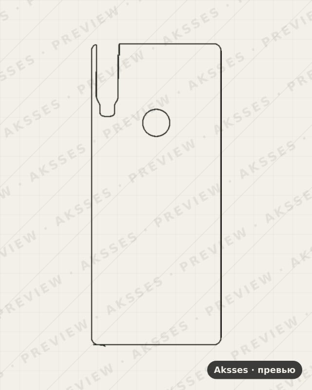 Лекало для TCL T9, Back