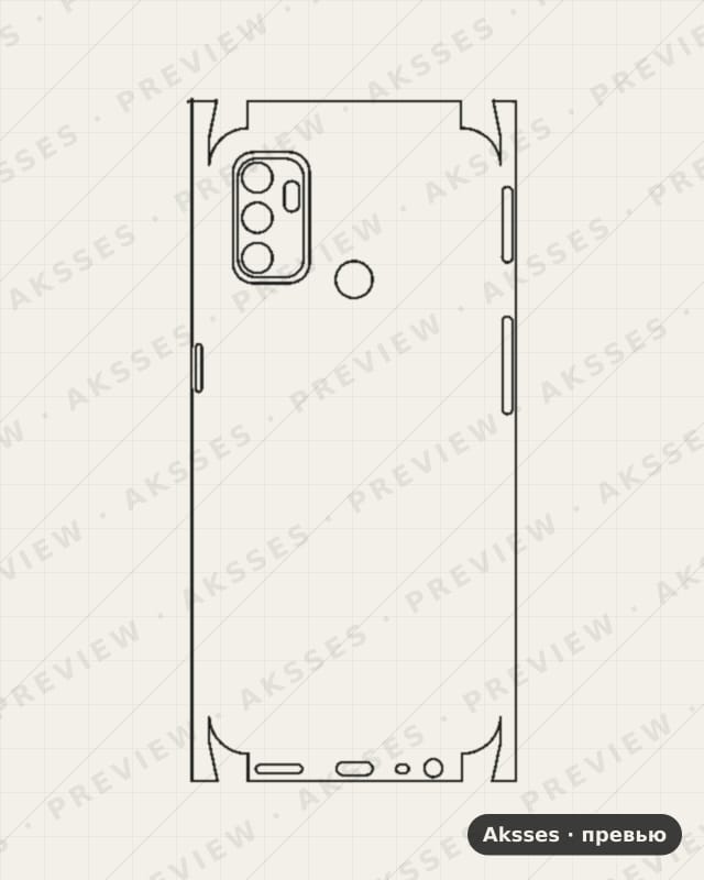 Лекало A-ser. OPPO A53 2020 для A-ser. OPPO A53 (2020), All Inclusive, Camera