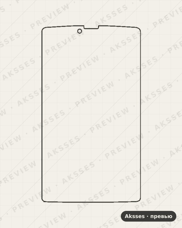 Лекало для BQ 7083G Light, Front Shell, Matte