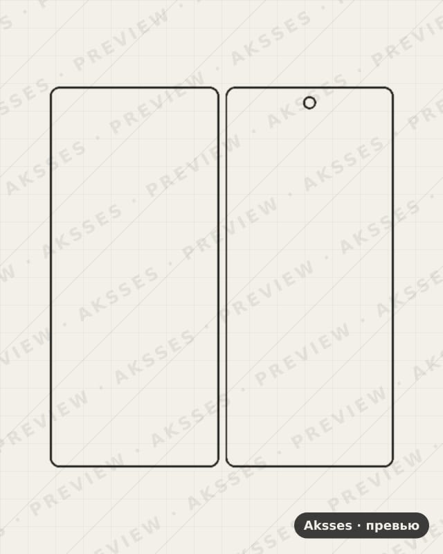Лекало X Fold V2 для Vivo X Fold, Front Full, Matte