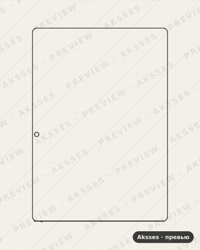 Лекало для Digma Plane 1550S (2017), Front Full, Matte