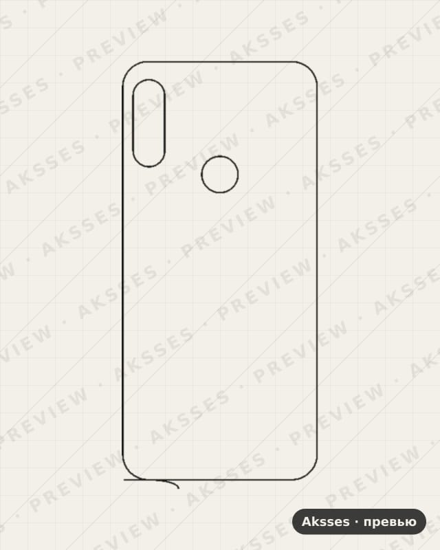 Лекало для BQ 6061L Slim, Back