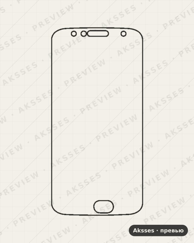 Лекало G5S-PLUS—-Z для Motorola G5S-Plus, Front Full