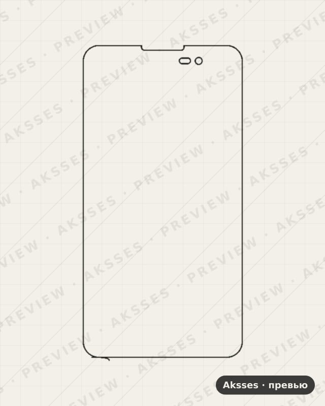 Лекало для BQ 5065 Choice, Front Shell, Matte