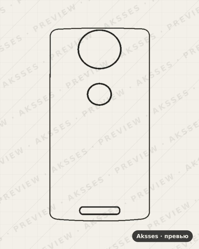 Лекало для Motorola C, Back