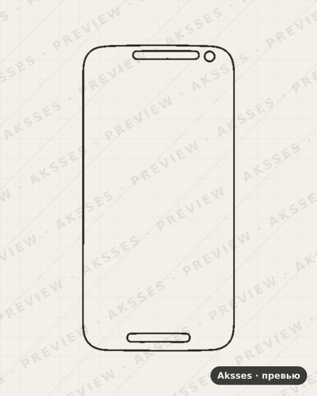 Лекало MOTOROLA G3—-Z для Motorola G3, Front Full